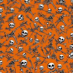 Orange Background Wallpaper - orange skeleton wallpaper  