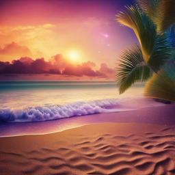 Beach Background Wallpaper - glitter beach background  