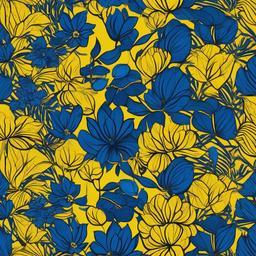 blue & yellow background  