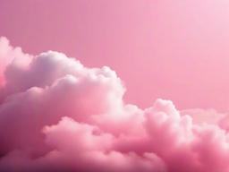 Pink Cloud Wallpaper-Pastel pink background with soft, fluffy clouds in white  background wallpaper