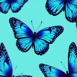 Neon Background Wallpaper - neon blue butterfly wallpaper  