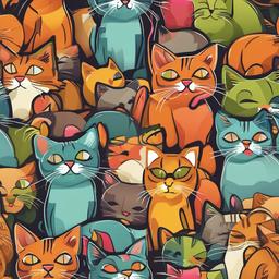 Cat Background Wallpaper - silly cat wallpaper  