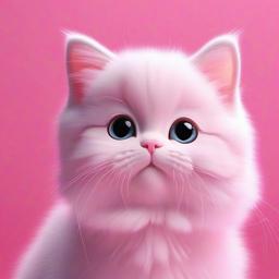 Cat Background Wallpaper - pink cute cat wallpaper  