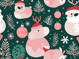 Preppy Aesthetic Christmas Wallpaper  