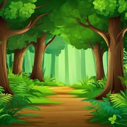 Forest Background Wallpaper - cartoon forest background hd  