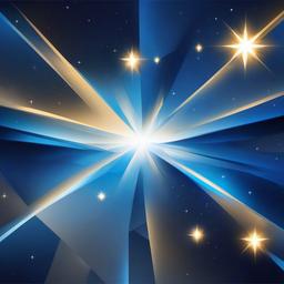 background blue star  