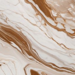 Marble featuring a soft cream surface and delicate brown veining top view, product photoshoot realistic background, hyper detail, high resolution