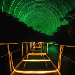 journey into the luminescent tunnels of the amazon river 