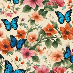 Butterfly Background Wallpaper - butterfly floral background  