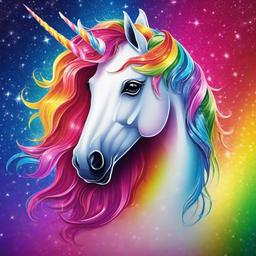 Rainbow Background Wallpaper - rainbow glitter unicorn wallpaper  