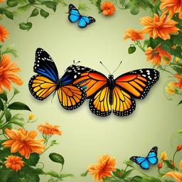 Butterfly Background Wallpaper - butterfly background hd  