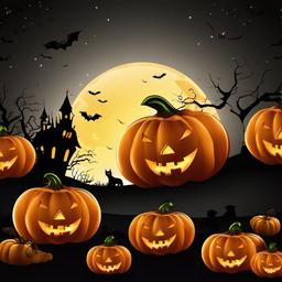 Halloween Background Wallpaper - animated pumpkin background  