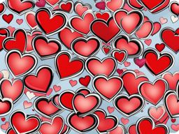heart clip art - a heart-shaped and love-filled heart graphic. 