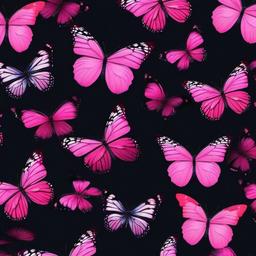 Butterfly Background Wallpaper - pink wallpaper aesthetic butterfly  