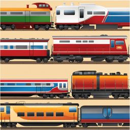 train clipart - a fast and locomotive train graphic. 