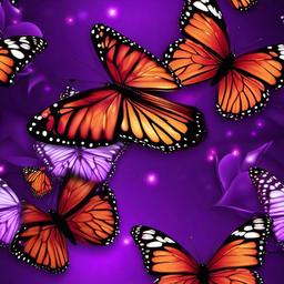 Butterfly Background Wallpaper - butterfly purple rose wallpaper  