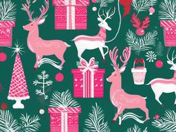 Preppy Christmas Wallpaper  