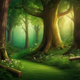 Wood Background Wallpaper - fairy woods background  