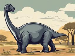 Clipart Brontosaurus,Charming clipart of the brontosaurus  vector clipart