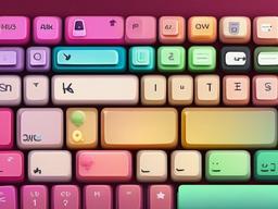 Cute Keyboard Wallpaper - Keyboard-inspired with cuteness  ,background wallpaper