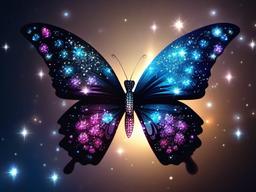 Sparkle Diamond Butterfly Wallpaper  