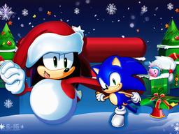 Christmas Sonic Wallpaper  