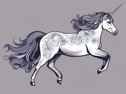 Clipart Images of Unicorn - A diverse assortment of enchanting unicorn images captured in detailed clipart form.  vector art, clipart, minimal