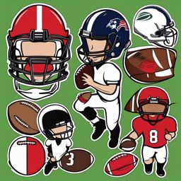 football clipart - ready for competitive play. 