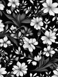 Black Floral Wallpaper  ,mobile iphone background wallpaper