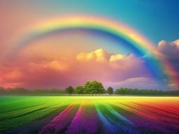 Sky Rainbow Background  ,desktop background wallpaper