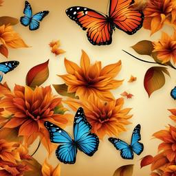 Butterfly Background Wallpaper - fall butterfly background  