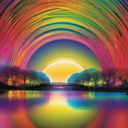 Rainbow Background Wallpaper - rainbow bridge background  