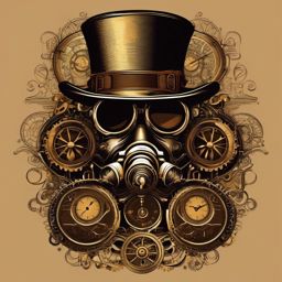 Steampunk Inspired , vintage t shirt vector art