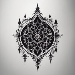 gothic tattoos minimalist color design 