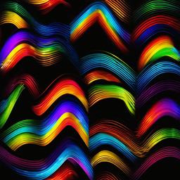Rainbow Background Wallpaper - black background rainbow  