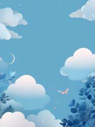 Cute Aesthetic Blue Wallpaper - Dreamy blue with artistic touches  ,mobile iphone background wallpaper