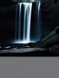 Dark Waterfall Wallpaper  ,mobile iphone background wallpaper