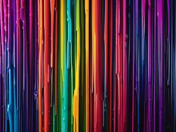 Dripping Rainbow Background  