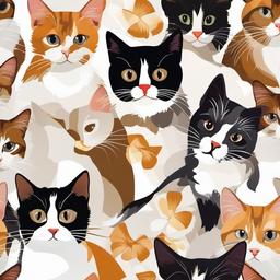 Cat Background Wallpaper - cat picture with white background  