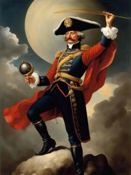 baron munchausen - the german nobleman known for his absurdly exaggerated tales of adventure. 