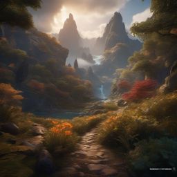 Epic Quest - A heroic quest with adventurers embarking on a journey detailed matte painting, deep color, fantastical, intricate detail, splash screen, complementary colors, fantasy concept art, 8k resolution trending on artstation unreal engine 5