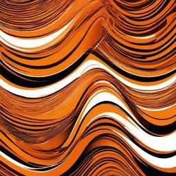 Orange Background Wallpaper - orange wave vector  