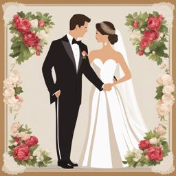 wedding clipart - a romantic and matrimonial wedding, a day to cherish. 