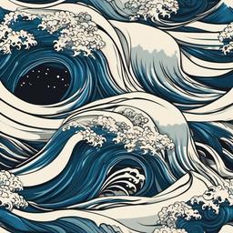 Kanagawa Wave Tattoo - Features a wave inspired by the Kanagawa region, symbolizing the power and beauty of the ocean.  simple tattoo design