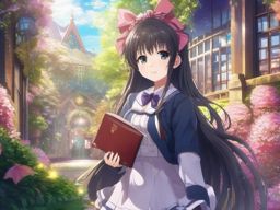 Whimsical magical school. anime, wallpaper, background, anime key visual, japanese manga