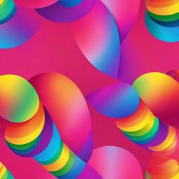 Rainbow Background Wallpaper - rainbow with pink background  