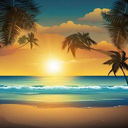 Beach background - sun beach background  