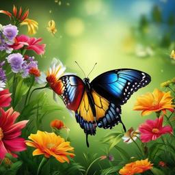 Butterfly Background Wallpaper - beautiful wallpaper butterfly and flower  