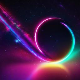 Neon Background Wallpaper - neon galaxy moon wallpaper  