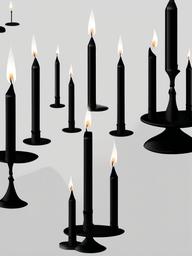 Black Candle Wallpaper 4K  ,mobile iphone background wallpaper